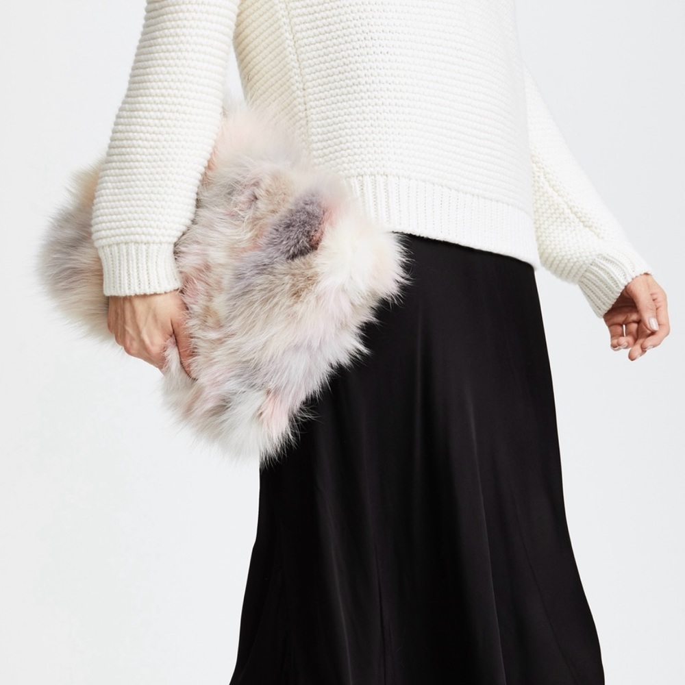Jocelyn | Genuine Fox Fur Clutch  *NWT* - Picture 5 of 10